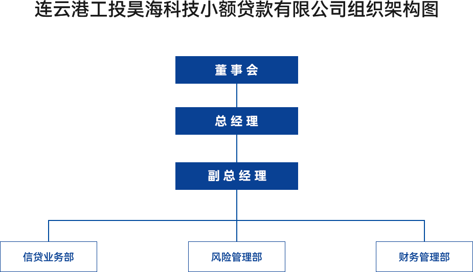 金融板塊-連云港工投昊海科技小額貸款有限公司組織架構(gòu)圖